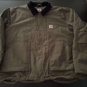 Mens Carhartt Full Ripstop Swing Insulated Work Jacket Size XXL